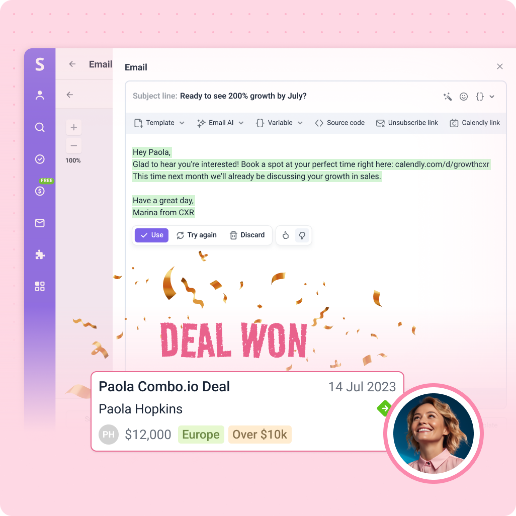 Watch AI create engaging copy