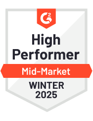 Award: High Performer Mid-Market 2025