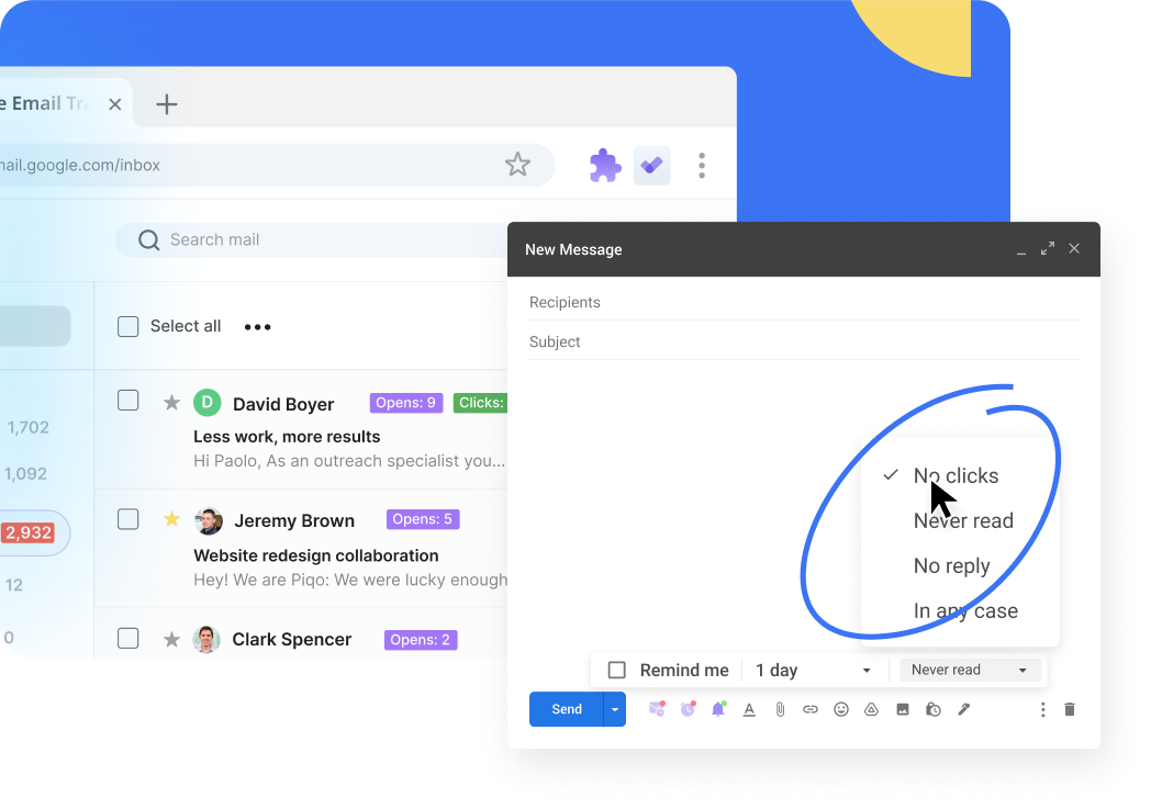 Never forget to follow up