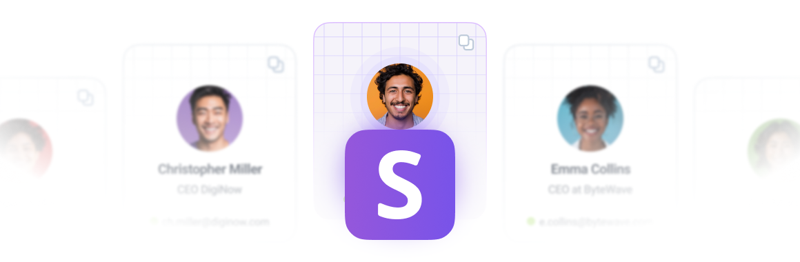 Collect high-quality contacts from any website