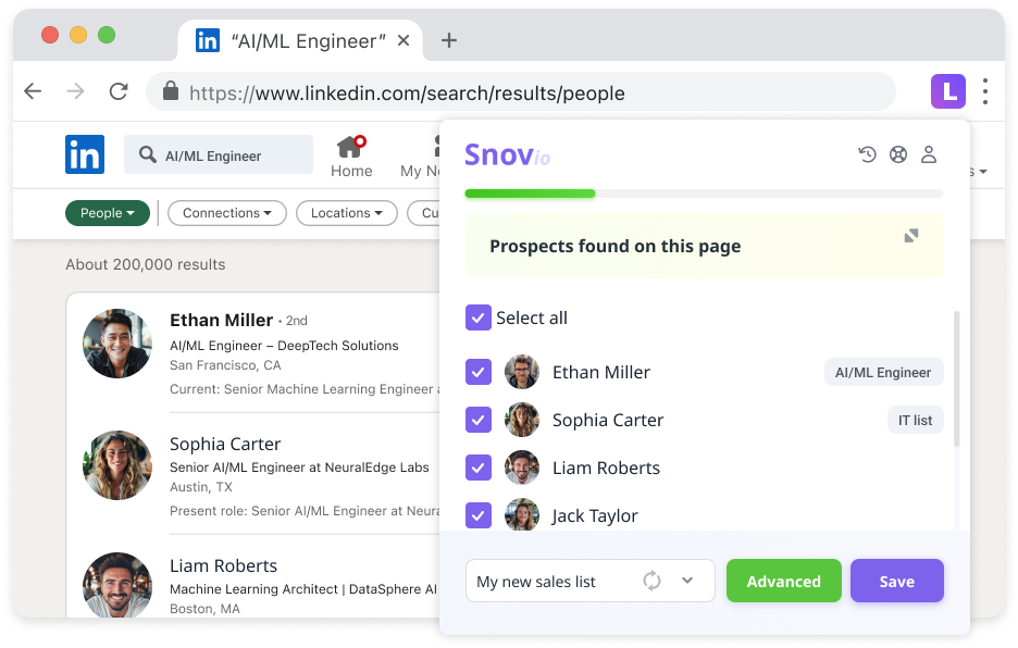 LinkedIn Prospect Finder