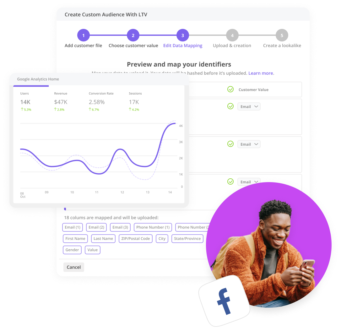 Harvest marketing audiences