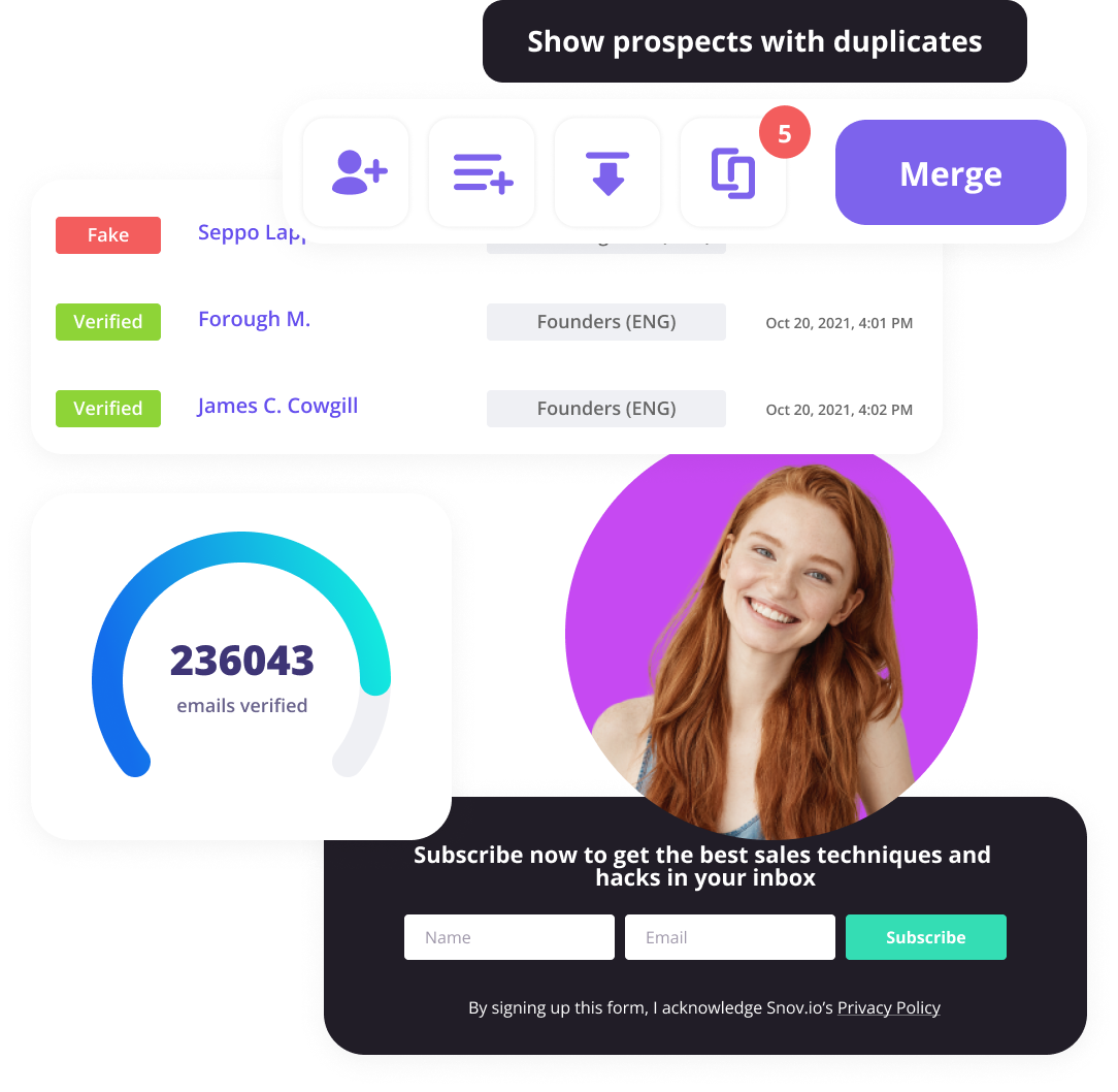 Keep lists clean and validate leads at sign-up