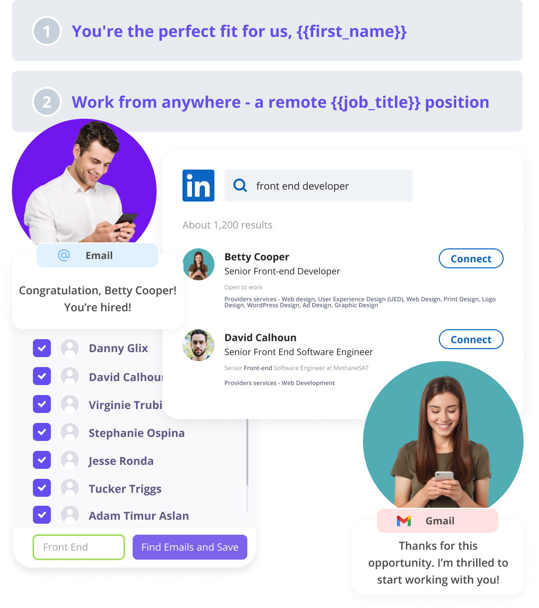 Start landing dream candidates easier