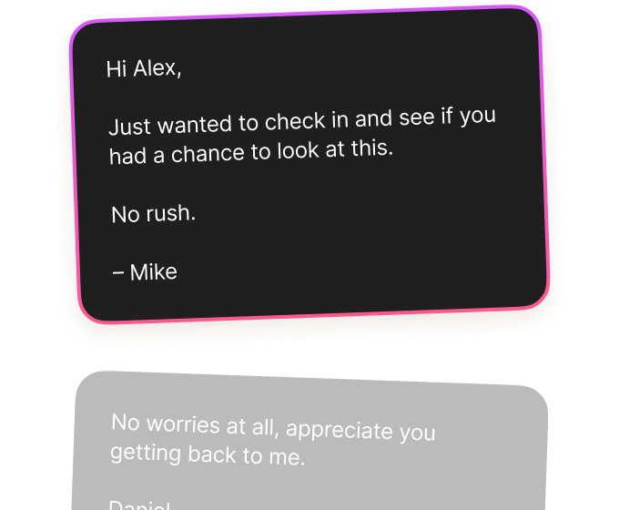 Authentic AI-powered conversations